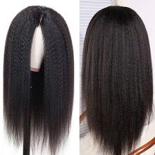 Load image into Gallery viewer, Brazilian kinky straight yaky 4x4 lace wig