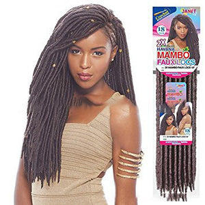 African dreadlock braided 18 Inches