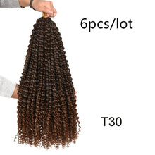 Load image into Gallery viewer, 7 pcs/ lot Passion Twist Crochet Braids 18 Inch