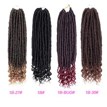 Load image into Gallery viewer, African Faux Locs Crochet Braids Extensions 20 Inch