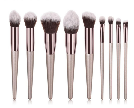 Champagne gold makeup brush foundation brush beauty makeup kit