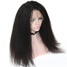 Load image into Gallery viewer, Brazilian kinky straight yaky 4x4 lace wig