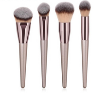 Load image into Gallery viewer, Champagne gold makeup brush foundation brush beauty makeup kit