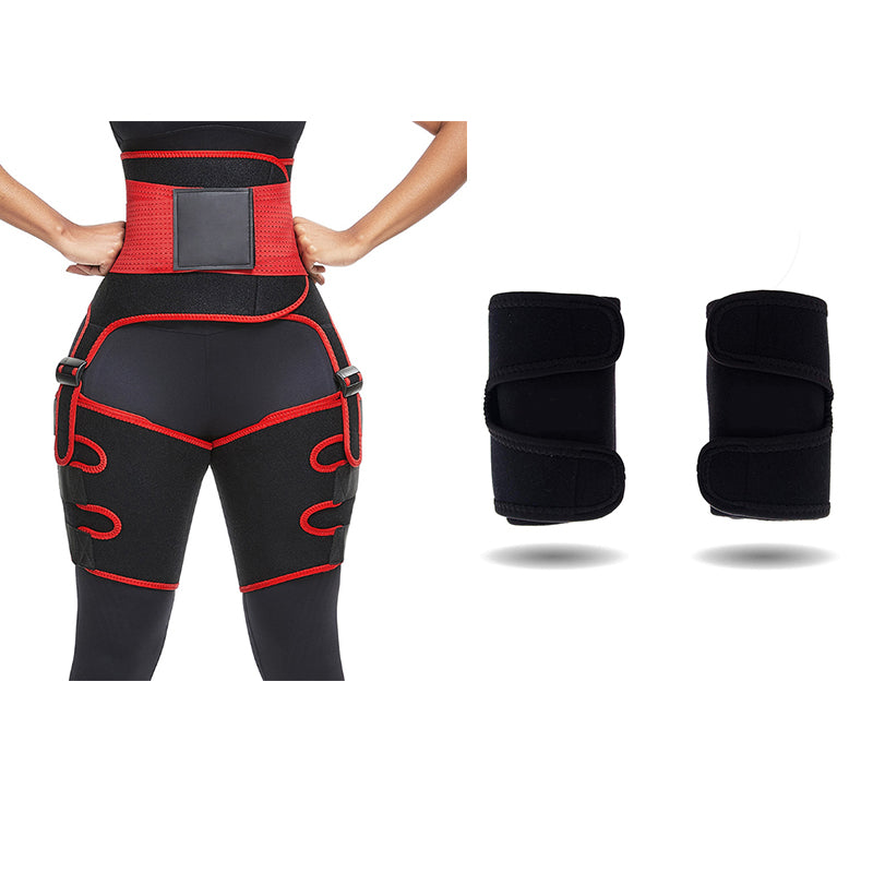 AkinaA Slim™ abdominal belt, sweat belt 4 in 1, fitness belt for fat burning adjustable, butt lifter, abdominal belt women