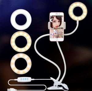LED Selfie Ring Light for Live Adjustable Make-Up Light-8cm Standing