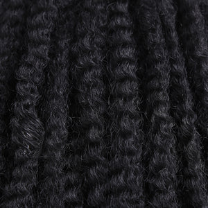 Afro Kinky Extensions Twists Crochet Braids 18 Inch
