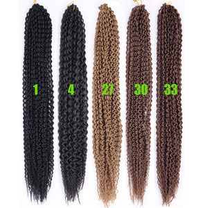 Black synthetic twists 22 Inches