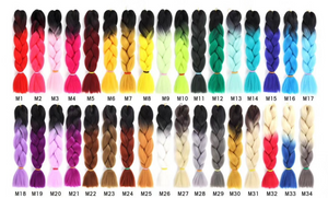 24" Synthetic cornrows braids Hair