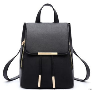 Backpack High Quality  Leather  School Bag