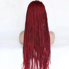 Load image into Gallery viewer, African three strands of braids RED